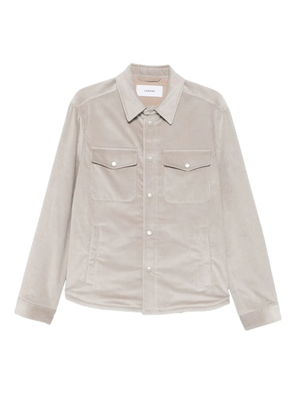 Вельветовая рубашка-куртка с карманом Lardini, серый
Вельветовая рубашка-куртка с карманом Lardini, серый
