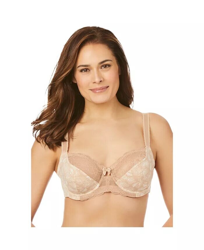 Бюстгальтер на косточках с кружевной отделкой больших размеров Amoureuse, бежевый
Бюстгальтер на косточках с кружевной отделкой больших размеров Amoureuse, бежевый