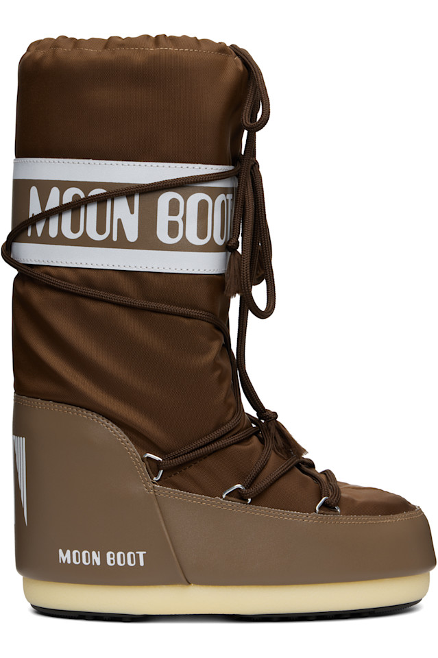 Moon Boot Коричневые нейлоновые ботинки с иконкой
Moon Boot Коричневые нейлоновые ботинки с иконкой