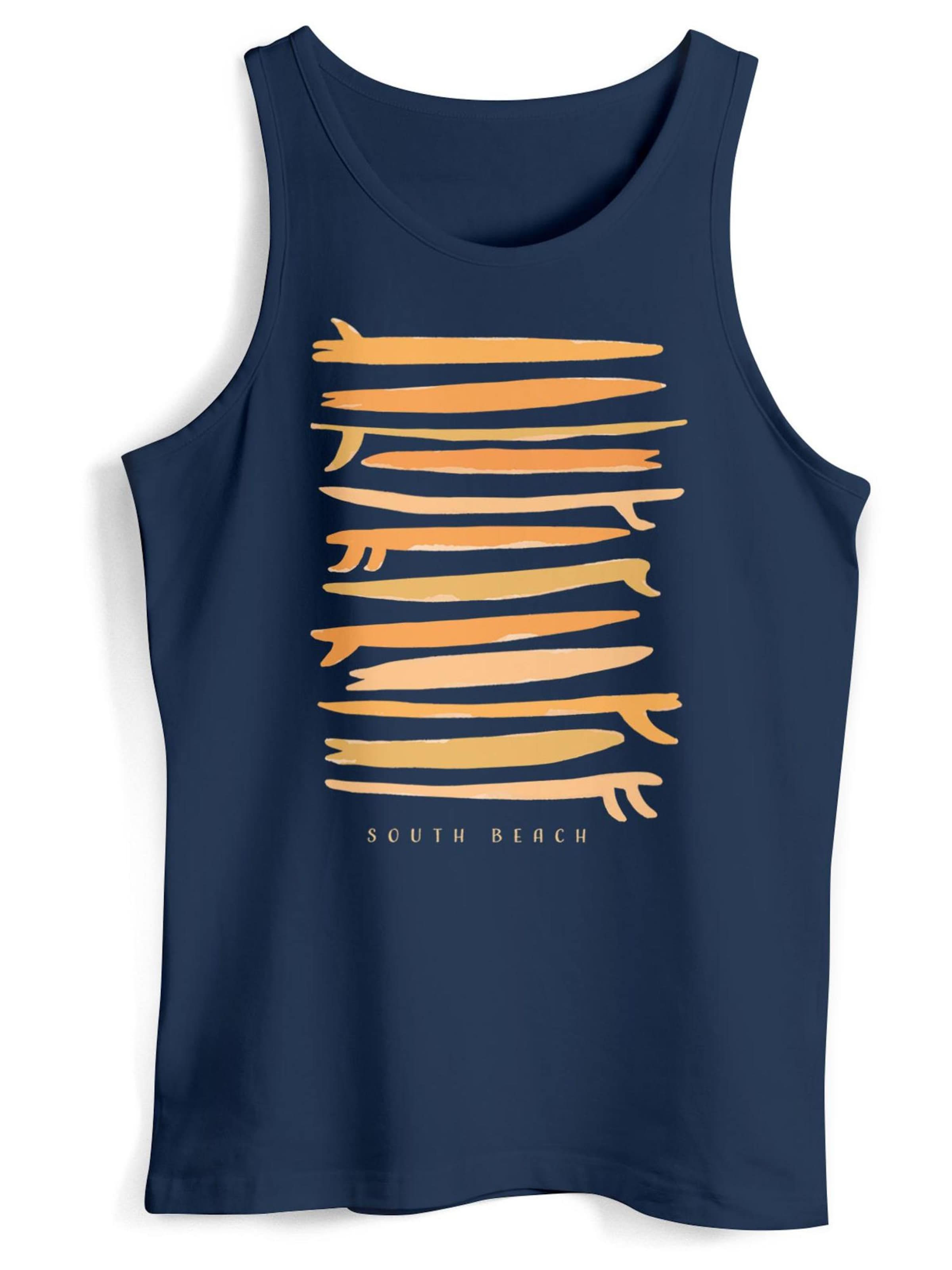 Neverless Футболка 'Surf Boards South' в темно-синем цвете
Neverless Футболка 'Surf Boards South' в темно-синем цвете