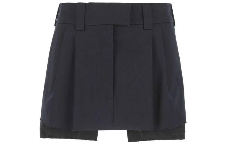 Юбка повседневная женская синяя Miu Miu 
Юбка повседневная женская синяя Miu Miu