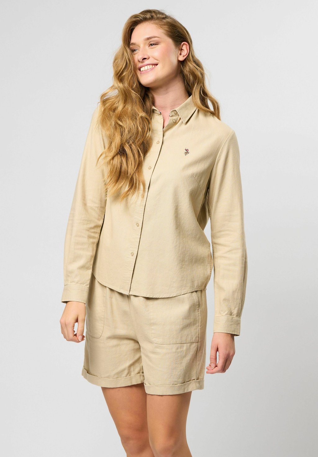 Блузка на пуговицах ISA U.S. Polo Assn., бежевый
Блузка на пуговицах ISA U.S. Polo Assn., бежевый