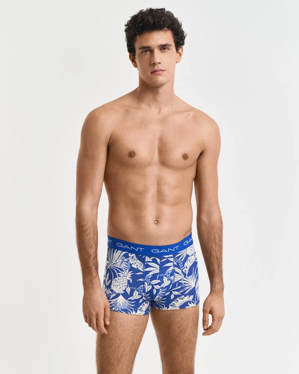 Комплект из трех трикотажных трусов-боксеров с орнаментом и эластичным поясом Gant, синий
Комплект из трех трикотажных трусов-боксеров с орнаментом и эластичным поясом Gant, синий