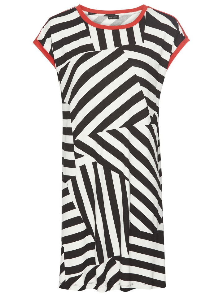 Летнее платье в черно-белую полоску Laura Scott
Летнее платье в черно-белую полоску Laura Scott