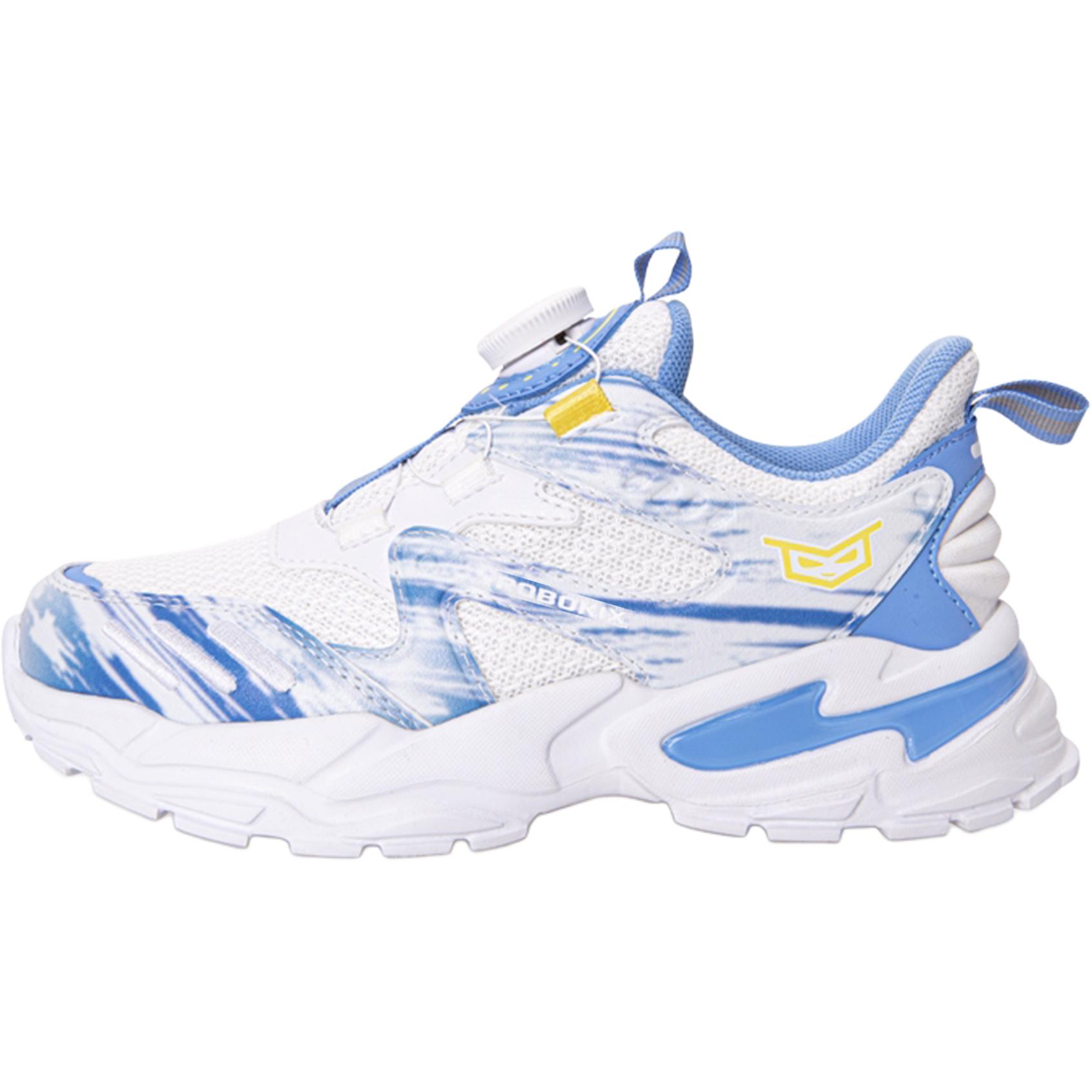 Кроссовки детские с низким верхом, устойчивые к скольжению и износу ROBOKIX, белый/синий 
Кроссовки детские с низким верхом, устойчивые к скольжению и износу ROBOKIX, белый/синий