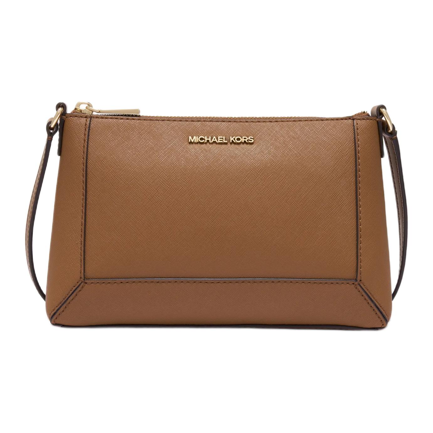 Кожаная сумка через плечо из коровьей кожи, среднего размера, женская, коричневая MICHAEL KORS
Кожаная сумка через плечо из коровьей кожи, среднего размера, женская, коричневая MICHAEL KORS