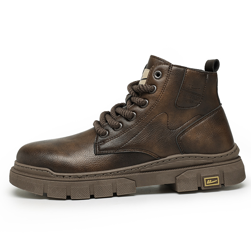 WARRIOR Короткие мужские ботинки Martin, коричневые
WARRIOR Короткие мужские ботинки Martin, коричневые