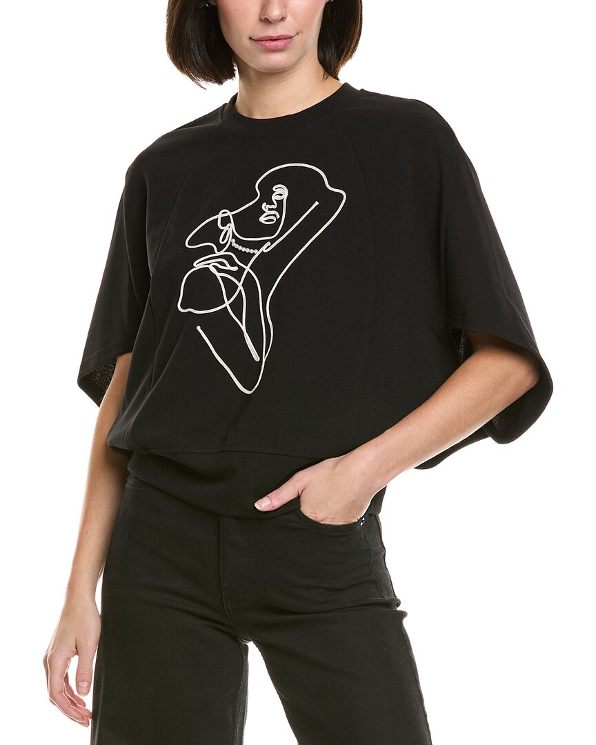 Топ Gracia с вышитым абстрактным лицом и рукавами-фонариками Gracia, черный
Топ Gracia с вышитым абстрактным лицом и рукавами-фонариками Gracia, черный