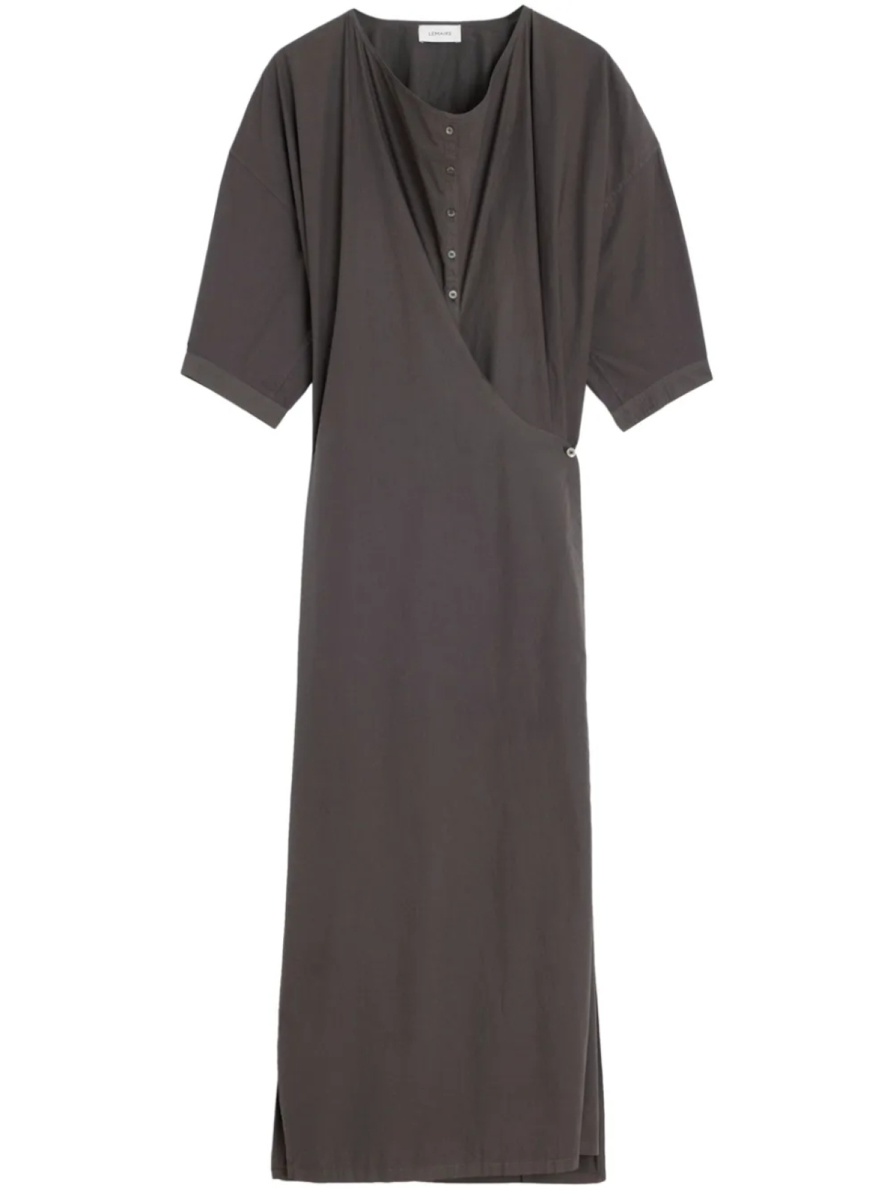 LEMAIRE платье макси с короткими рукавами, коричневый
LEMAIRE платье макси с короткими рукавами, коричневый