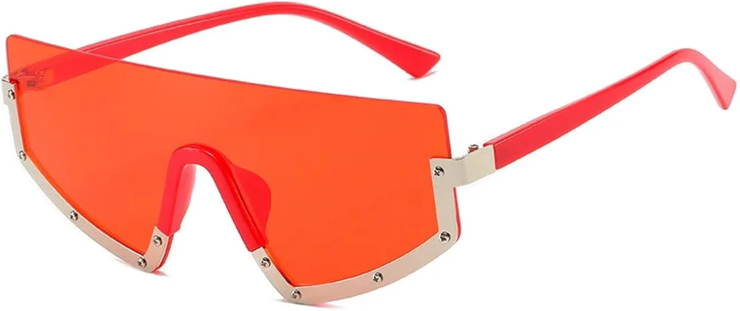 Женские солнцезащитные очки класса люкс, модные, с одной линзой, металлическая полуободковая оправа, уникальные, мужские, в стиле ретро TVTBBVV, C6 Red-red
Женские солнцезащитные очки класса люкс, модные, с одной линзой, металлическая полуободковая оправа, уникальные, мужские, в стиле ретро TVTBBVV, C6 Red-red