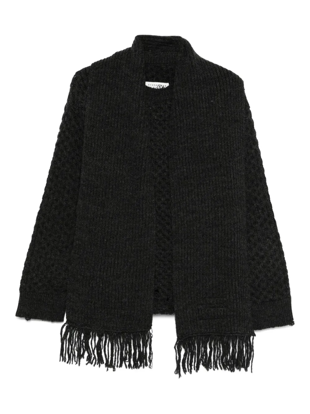 Свитер крупной вязки MM6 Maison Margiela, серый
Свитер крупной вязки MM6 Maison Margiela, серый