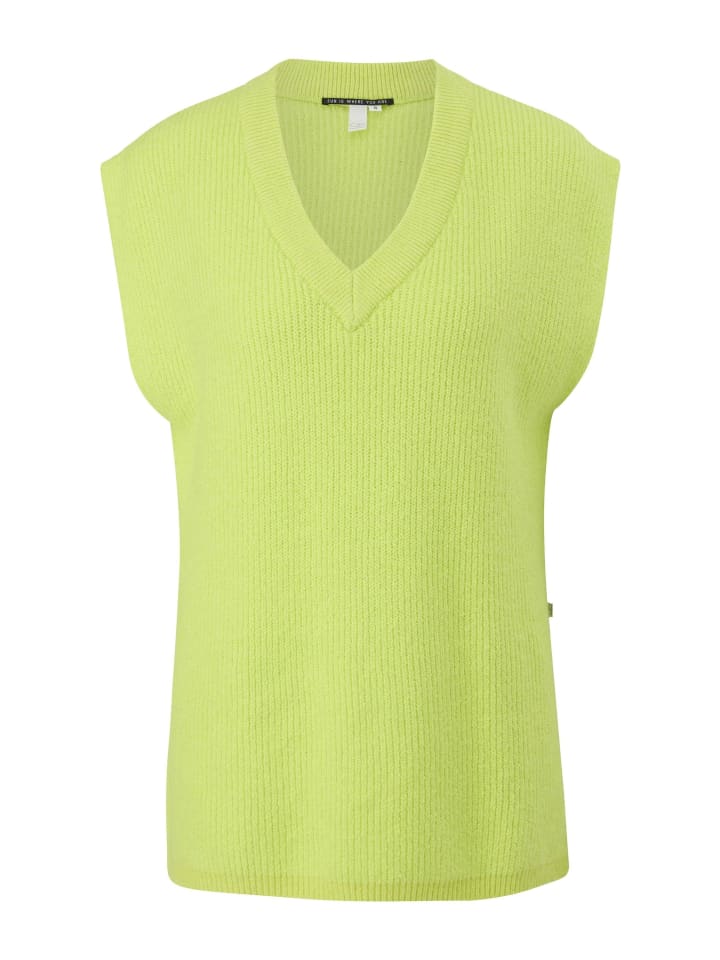 Вязаный свитер цвета 1177_светло-лимонный QS
Вязаный свитер цвета 1177_светло-лимонный QS