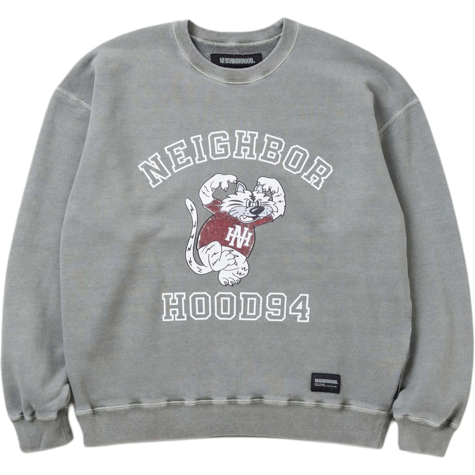 Графический принт Свитшот с круглым вырезом NEIGHBORHOOD, оливковый
Графический принт Свитшот с круглым вырезом NEIGHBORHOOD, оливковый