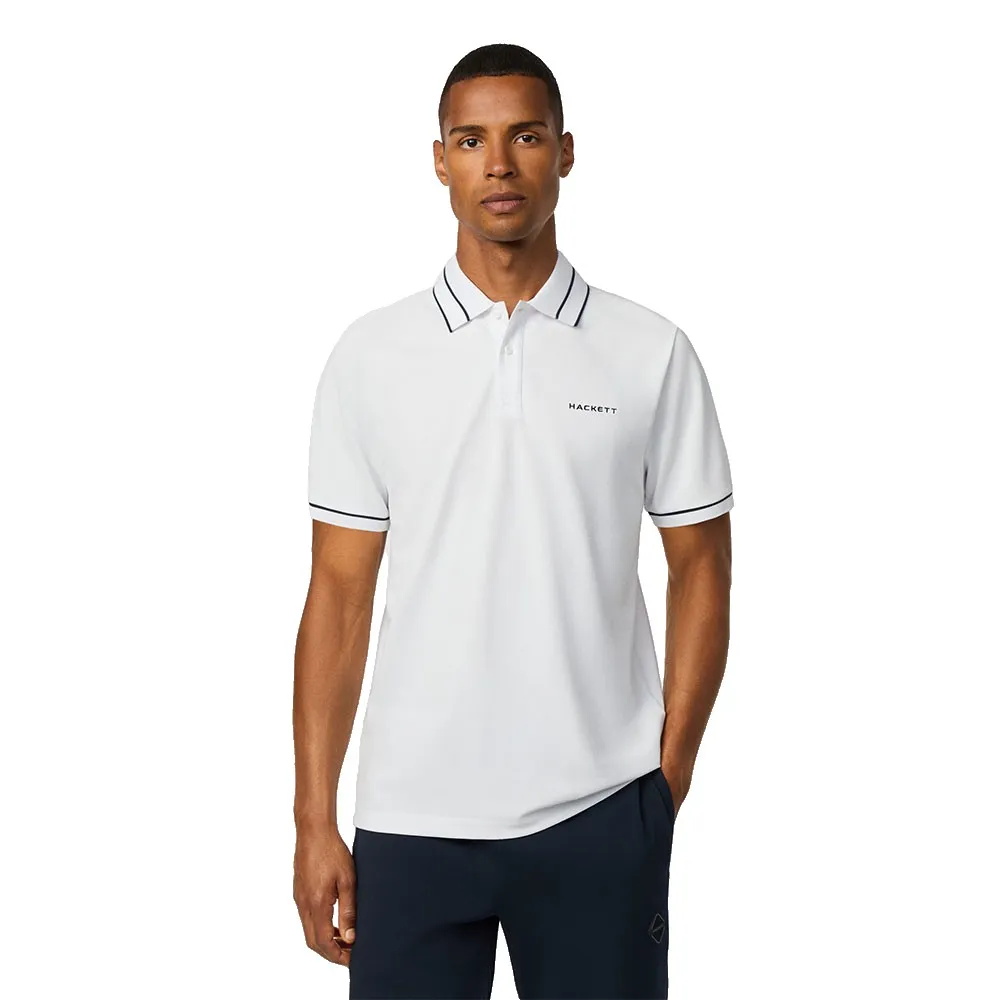 Поло с коротким рукавом Hackett Manor Tipped, белый
Поло с коротким рукавом Hackett Manor Tipped, белый
