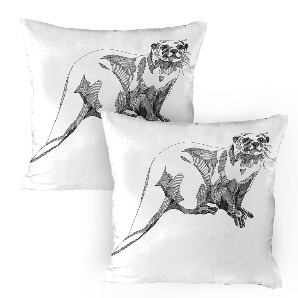 ABAKUHAUS Черно-белые чехлы для подушек, набор из 2 шт., Sketch Otter Monochrome с рисунком животных, вдохновленным линиями, чехол для подушки с декоративным принтом, 80x80 см, белый черный
ABAKUHAUS Черно-белые чехлы для подушек, набор из 2 шт., Sketch Otter Monochrome с рисунком животных, вдохновленным линиями, чехол для подушки с декоративным принтом, 80x80 см, белый черный