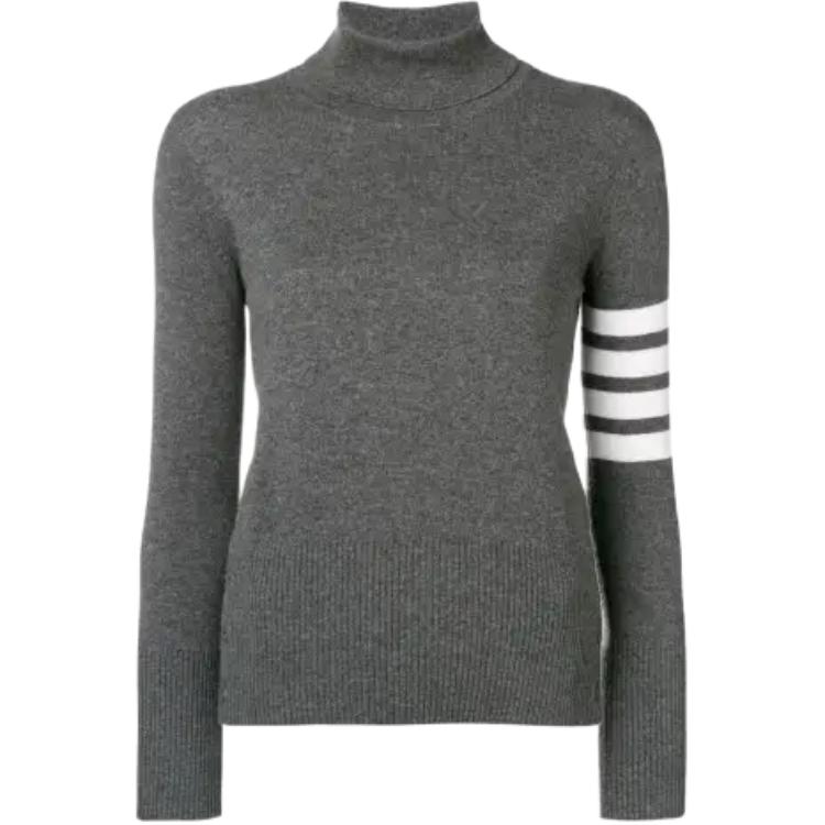 Джемпер с воротником-стойкой THOM BROWNE, серый
Джемпер с воротником-стойкой THOM BROWNE, серый