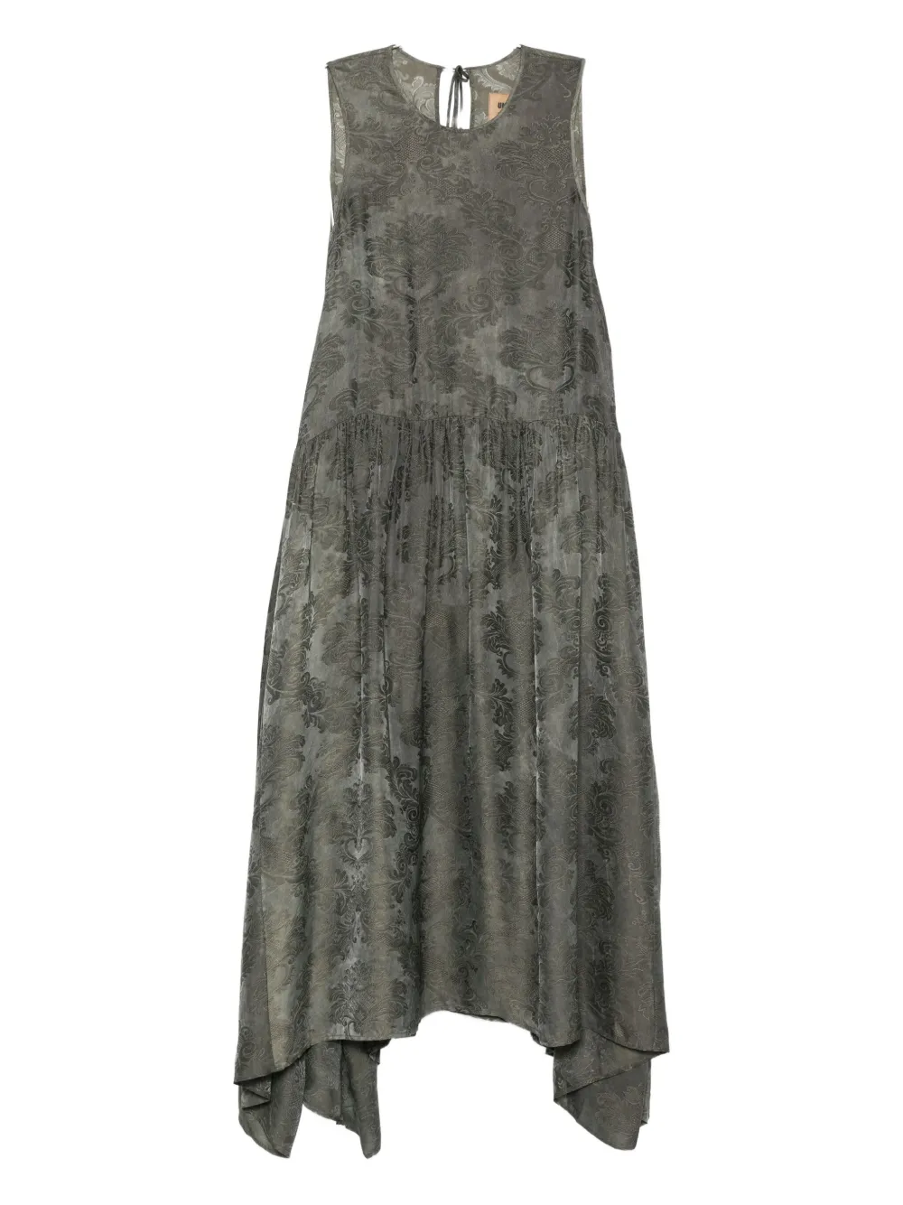 Платье без рукавов с цветочным принтом Uma Wang, зеленый
Платье без рукавов с цветочным принтом Uma Wang, зеленый