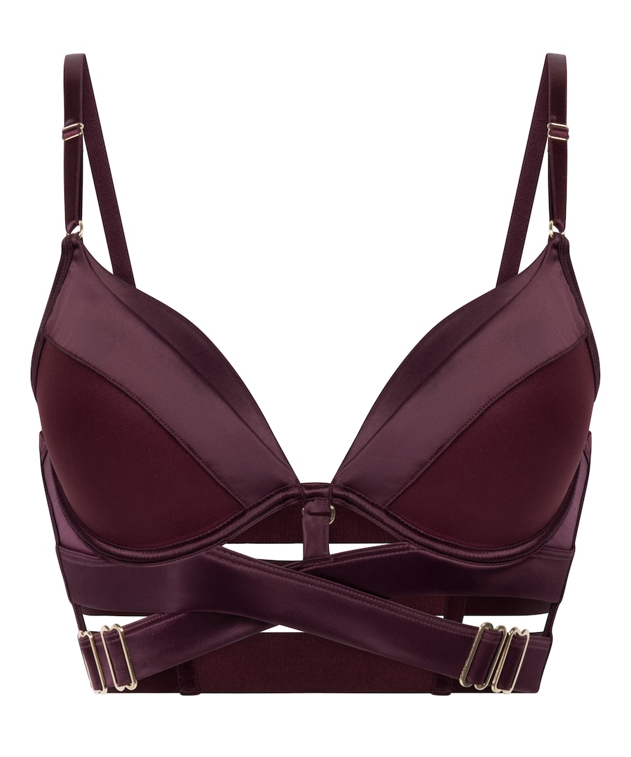 Бюстгальтер пуш-ап Hunkemöller, цикламеновый
Бюстгальтер пуш-ап Hunkemöller, цикламеновый