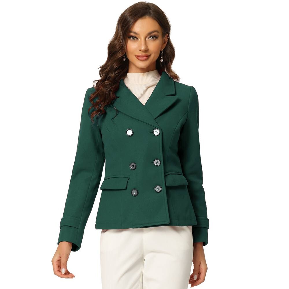 Женское зимнее камвольное двубортное пальто с зубчатыми лацканами ALLEGRA K, цвет Dark Green, Зеленый, Женское зимнее камвольное двубортное пальто с зубчатыми лацканами ALLEGRA K, цвет Dark Green
Женское зимнее камвольное двубортное пальто с зубчатыми лацканами ALLEGRA K, цвет Dark Green, Зеленый, Женское зимнее камвольное двубортное пальто с зубчатыми лацканами ALLEGRA K, цвет Dark Green