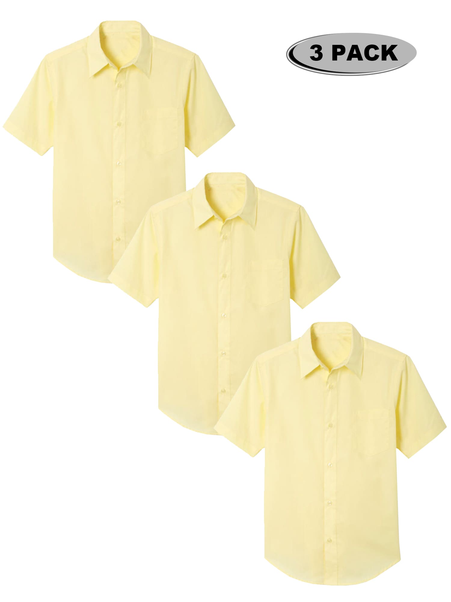 Рубашка Galaxy Authentic для мальчиков с коротким рукавом и застежкой на пуговицы, 3 шт. Galaxy By Harvic, желтый
Рубашка Galaxy Authentic для мальчиков с коротким рукавом и застежкой на пуговицы, 3 шт. Galaxy By Harvic, желтый