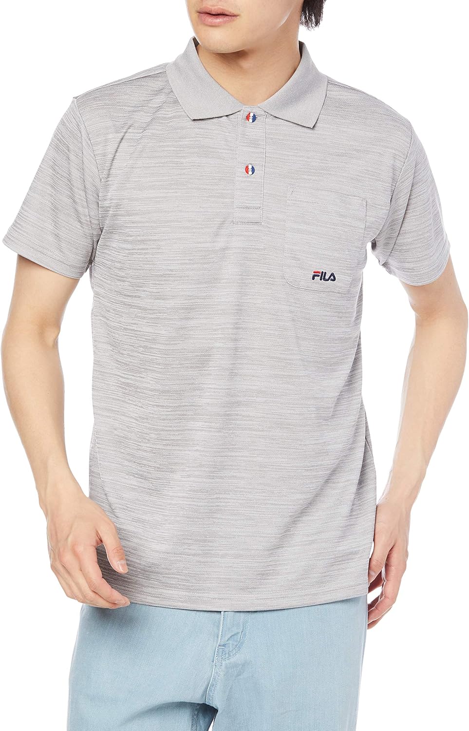 Мужская поло-рубашка FILA из полиэтиленовой сетки с коротким рукавом
Мужская поло-рубашка FILA из полиэтиленовой сетки с коротким рукавом