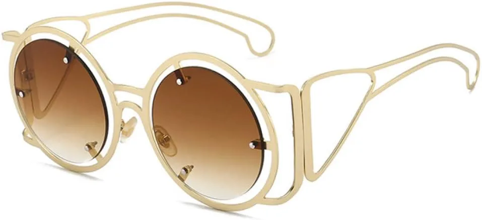 Круглые солнцезащитные очки в стиле стимпанк для женщин, панк, металлическая оправа, солнцезащитные очки, защита от ультрафиолета UV400 LANGSER, Gold-brown
Круглые солнцезащитные очки в стиле стимпанк для женщин, панк, металлическая оправа, солнцезащитные очки, защита от ультрафиолета UV400 LANGSER, Gold-brown
