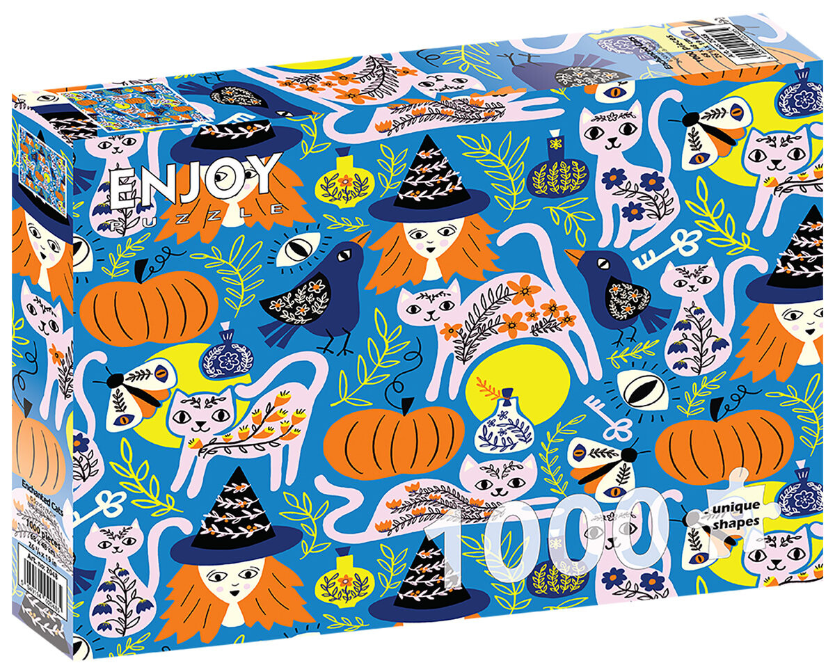 Enjoy, Пазл - Зачарованные коты, 1000 шт.
Enjoy, Пазл - Зачарованные коты, 1000 шт.