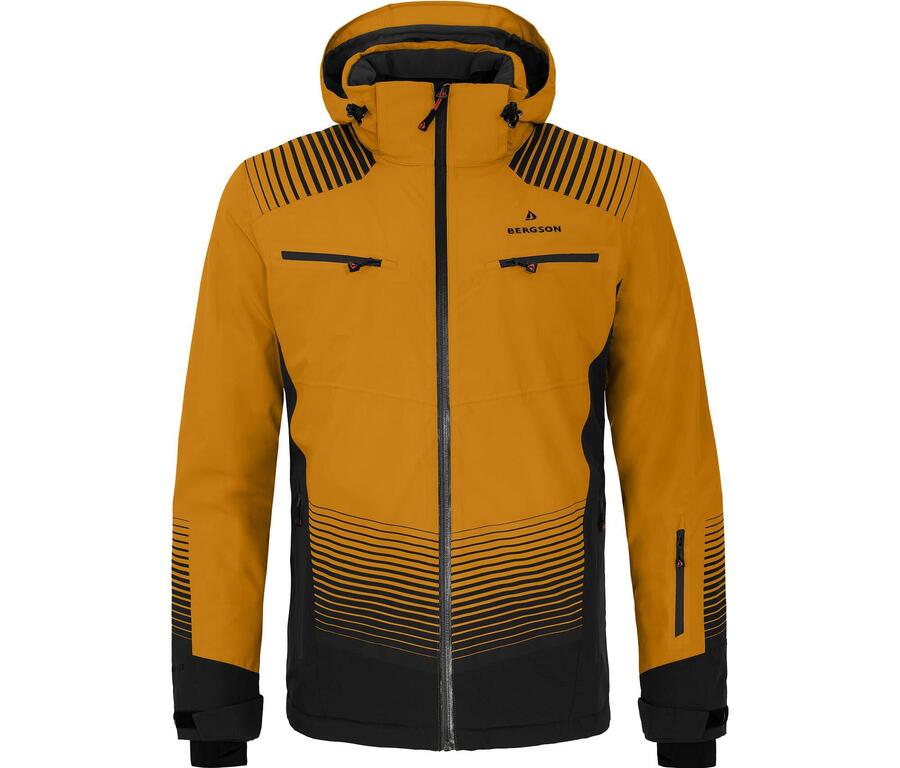 BERGSON Мужская утепленная горнолыжная куртка, водонепроницаемость 20 000 мм водяного столба, золотая
BERGSON Мужская утепленная горнолыжная куртка, водонепроницаемость 20 000 мм водяного столба, золотая