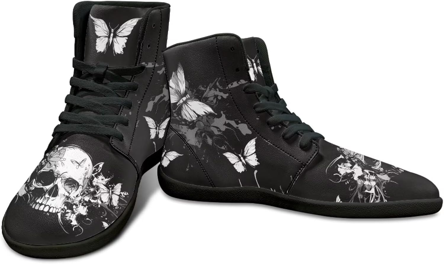 Высокие кроссовки с черепом- кроссовки без перепада высоты, противоскользящие, для бега, тренажерного зала, заземленная обувь для мужчин Watdotory, Butterfly Skull Pattern
Высокие кроссовки с черепом- кроссовки без перепада высоты, противоскользящие, для бега, тренажерного зала, заземленная обувь для мужчин Watdotory, Butterfly Skull Pattern