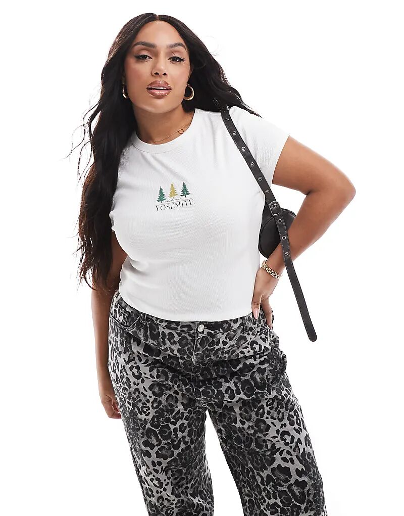 Детская футболка с принтом Yosemite белого цвета ASOS 
Детская футболка с принтом Yosemite белого цвета ASOS