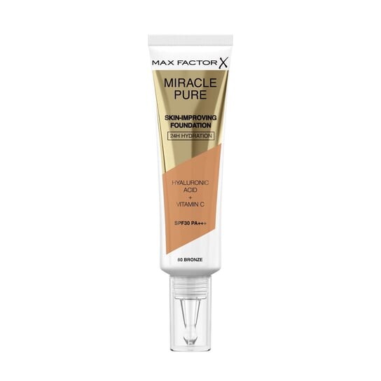 Осветляющая питательная основа 80 Bronze, 30мл Max Factor Miracle Pure - 
Осветляющая питательная основа 80 Bronze, 30мл Max Factor Miracle Pure -