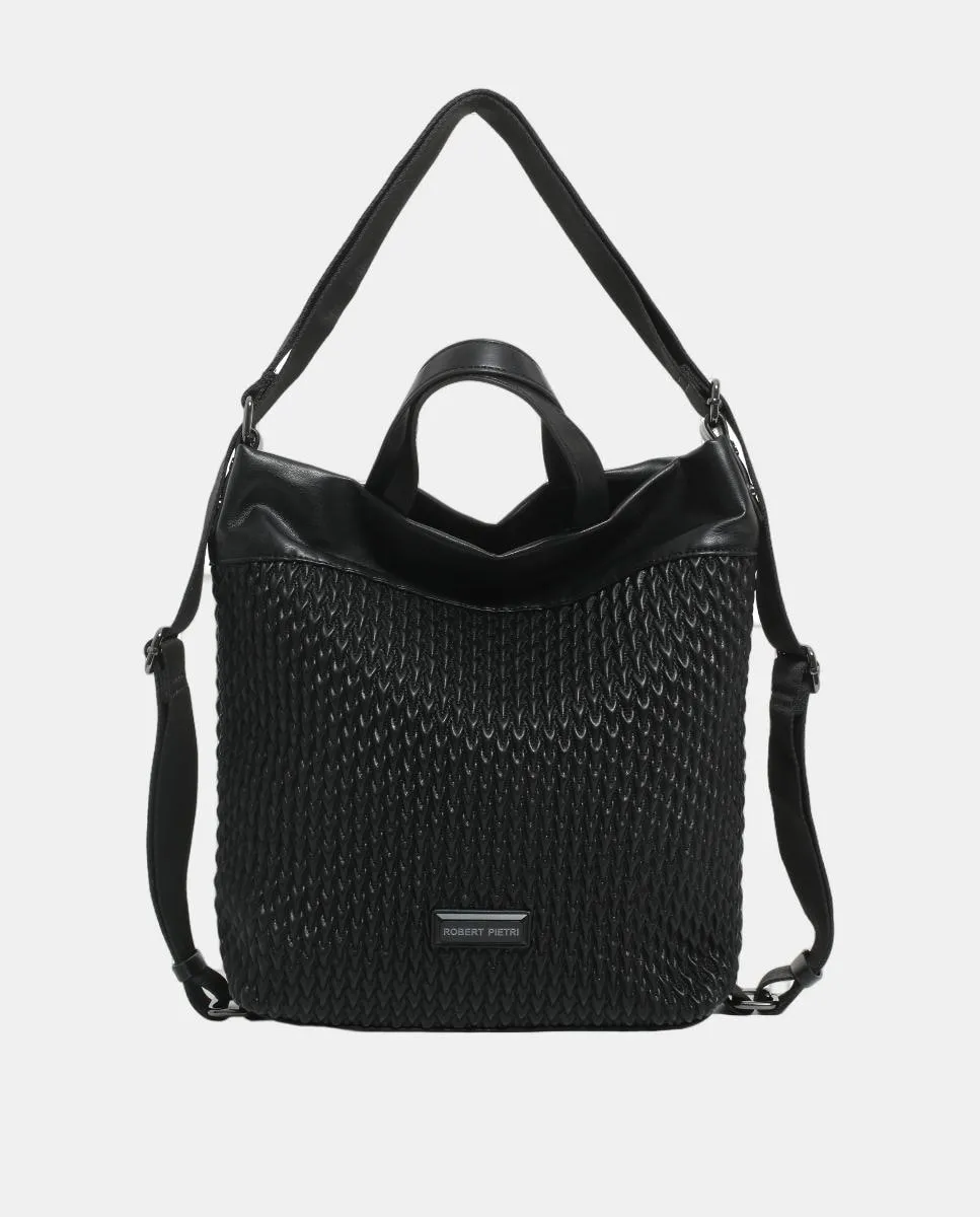 Рюкзак-трансформер из ПУ Robert Pietri, черный
Рюкзак-трансформер из ПУ Robert Pietri, черный