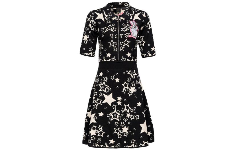 PINKO Женское черное платье с коротким рукавом SS23
PINKO Женское черное платье с коротким рукавом SS23