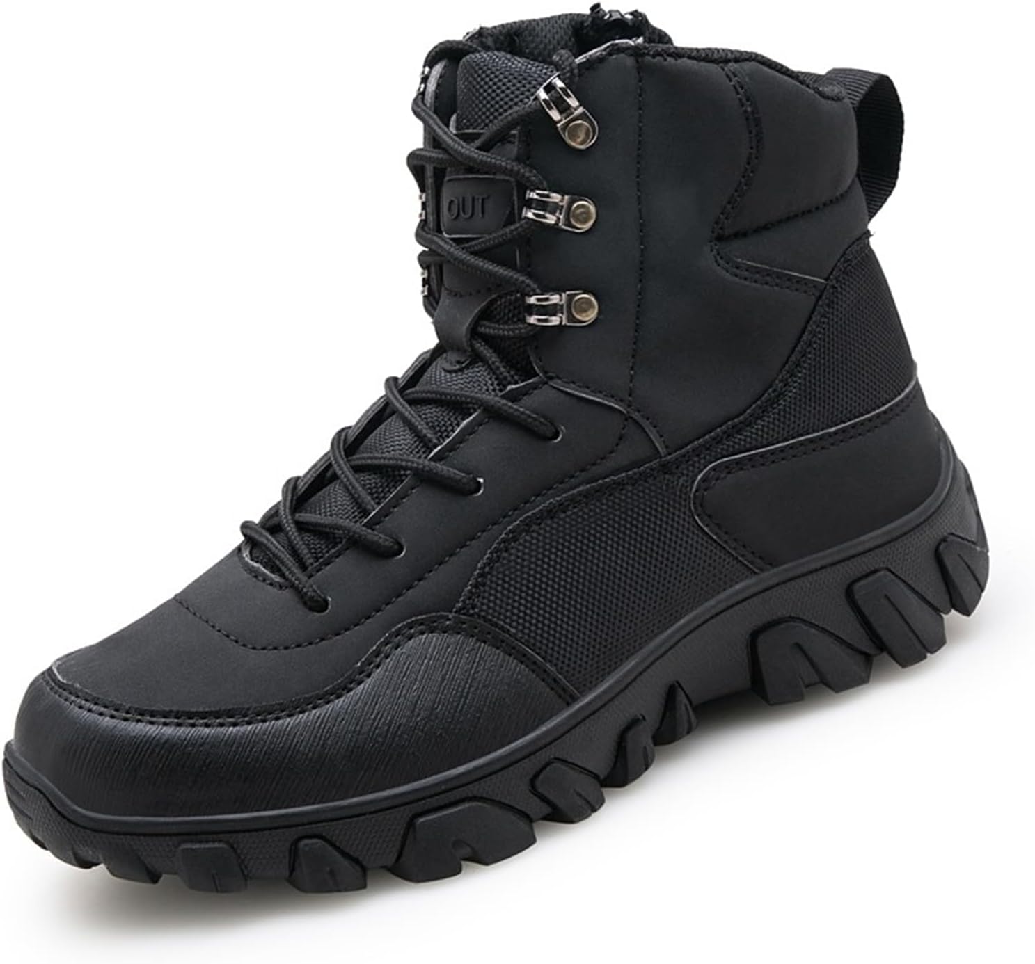 Тактические военные ботинки TengfeiFly 15 см среднего верха, дышащая сетка, шнуровка, усиленная поддержка пятки, противоскользящая подошва, легкие походные ботинки для пеших походов, кемпинга и треккинга, черный
Тактические военные ботинки TengfeiFly 15 см среднего верха, дышащая сетка, шнуровка, усиленная поддержка пятки, противоскользящая подошва, легкие походные ботинки для пеших походов, кемпинга и треккинга, черный