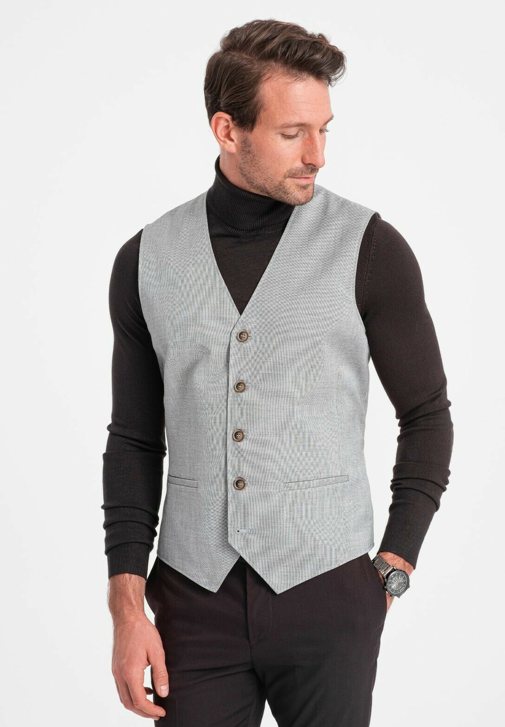 Жилет Suit waistcoat Ombre, светло-серый
Жилет Suit waistcoat Ombre, светло-серый