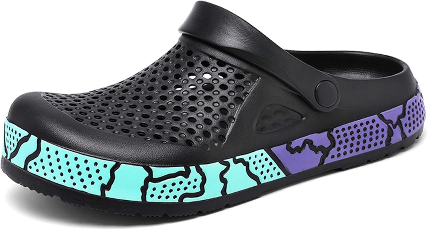 Мужские и женские садовые туфли Легкие с толстой подошвой Сандалии Водонепроницаемые Летние Быстросохнущие Наружные Повседневные Пляжные туфли Дышащие с мягкой подошвой Сандалии Шлепанцы Generic, черный
Мужские и женские садовые туфли Легкие с толстой подошвой Сандалии Водонепроницаемые Летние Быстросохнущие Наружные Повседневные Пляжные туфли Дышащие с мягкой подошвой Сандалии Шлепанцы Generic, черный