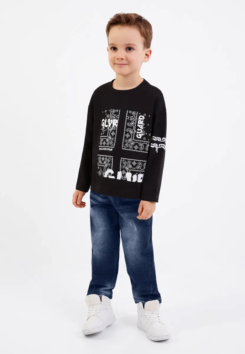 Gulliver Комфортные джинсы на теплой флисовой подкладке, синий
Gulliver Комфортные джинсы на теплой флисовой подкладке, синий