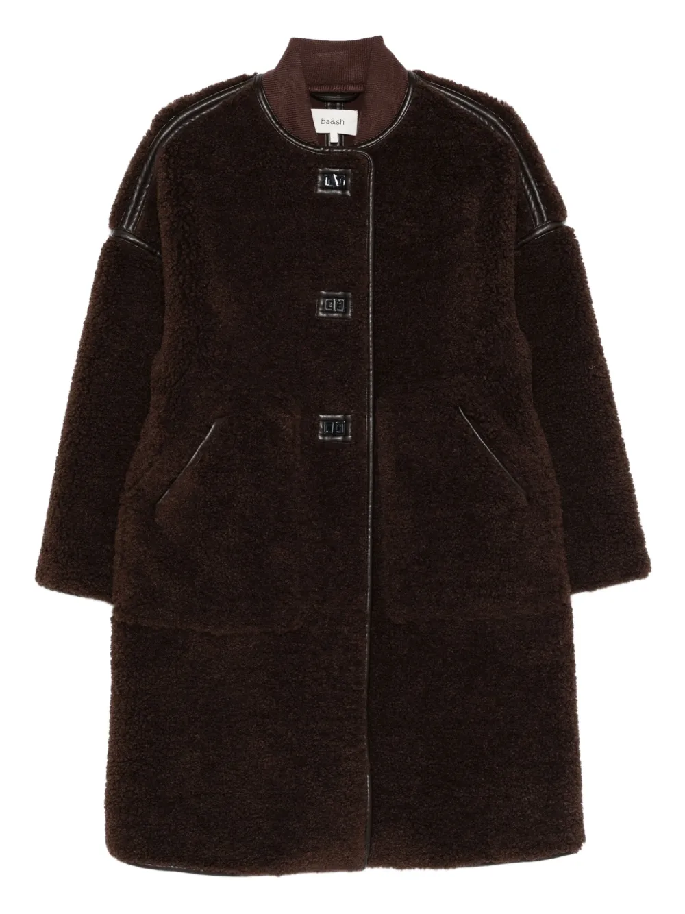 Пальто Millie на пуговицах Ba&Sh, коричневый
Пальто Millie на пуговицах Ba&Sh, коричневый