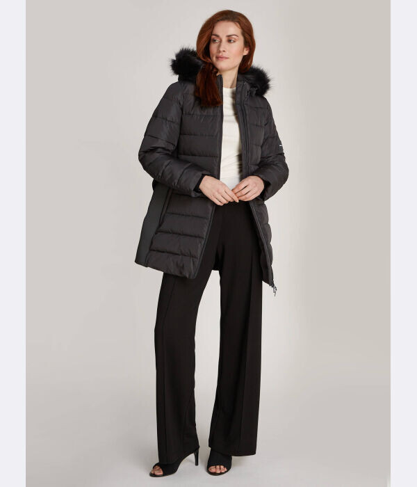 Куртка Calvin Klein Regular Fit с меховым воротником, черный
Куртка Calvin Klein Regular Fit с меховым воротником, черный