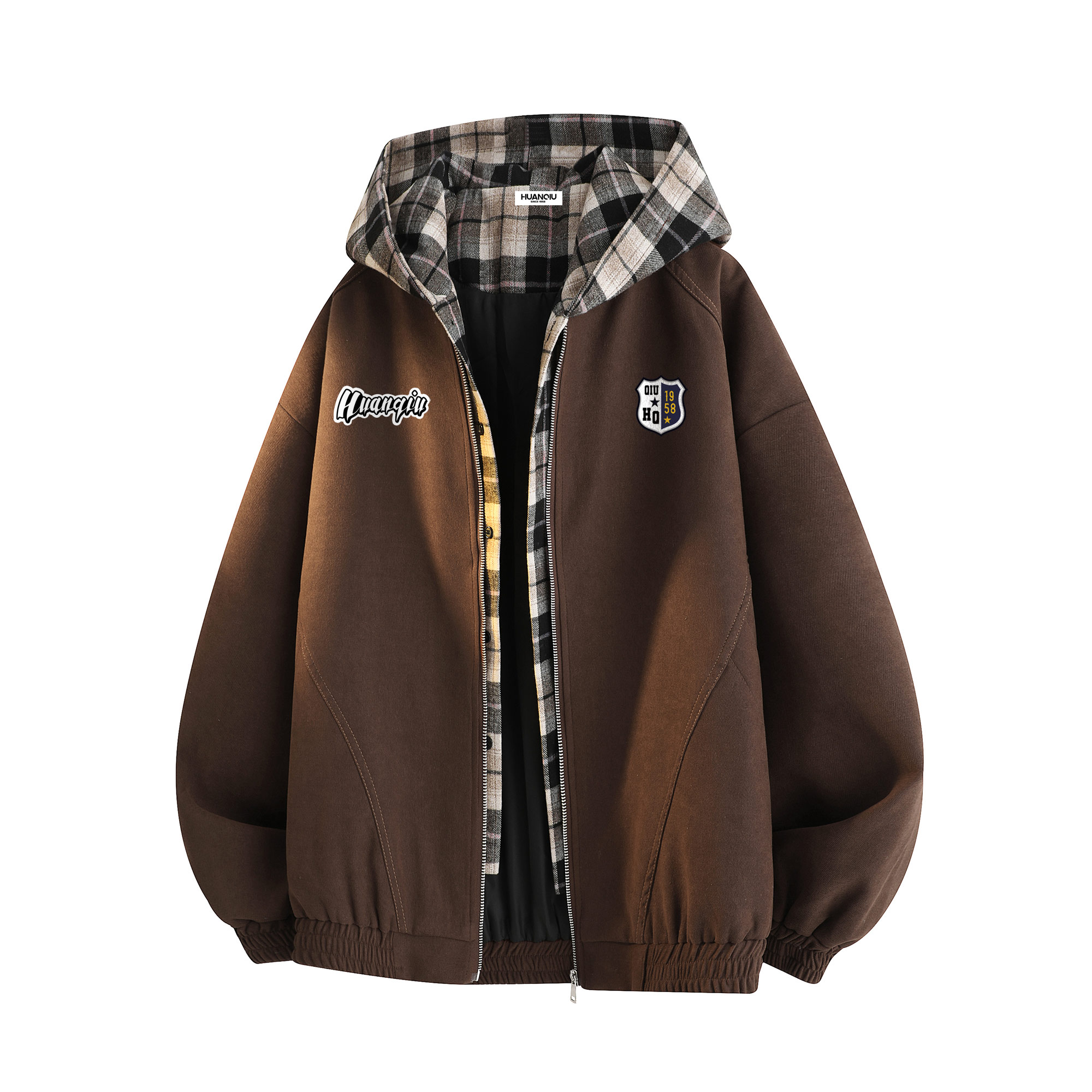 Куртка Unisex Hooded Moderate Mock Two Piece HUANQIU, coffee
Куртка Unisex Hooded Moderate Mock Two Piece HUANQIU, coffee