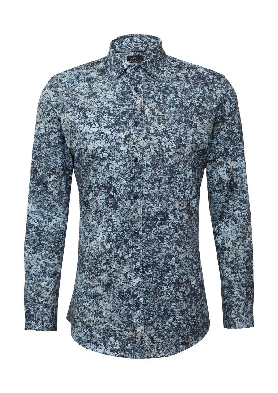 Приталенная рубашка на пуговицах s.Oliver BLACK LABEL, темно-синий
Приталенная рубашка на пуговицах s.Oliver BLACK LABEL, темно-синий