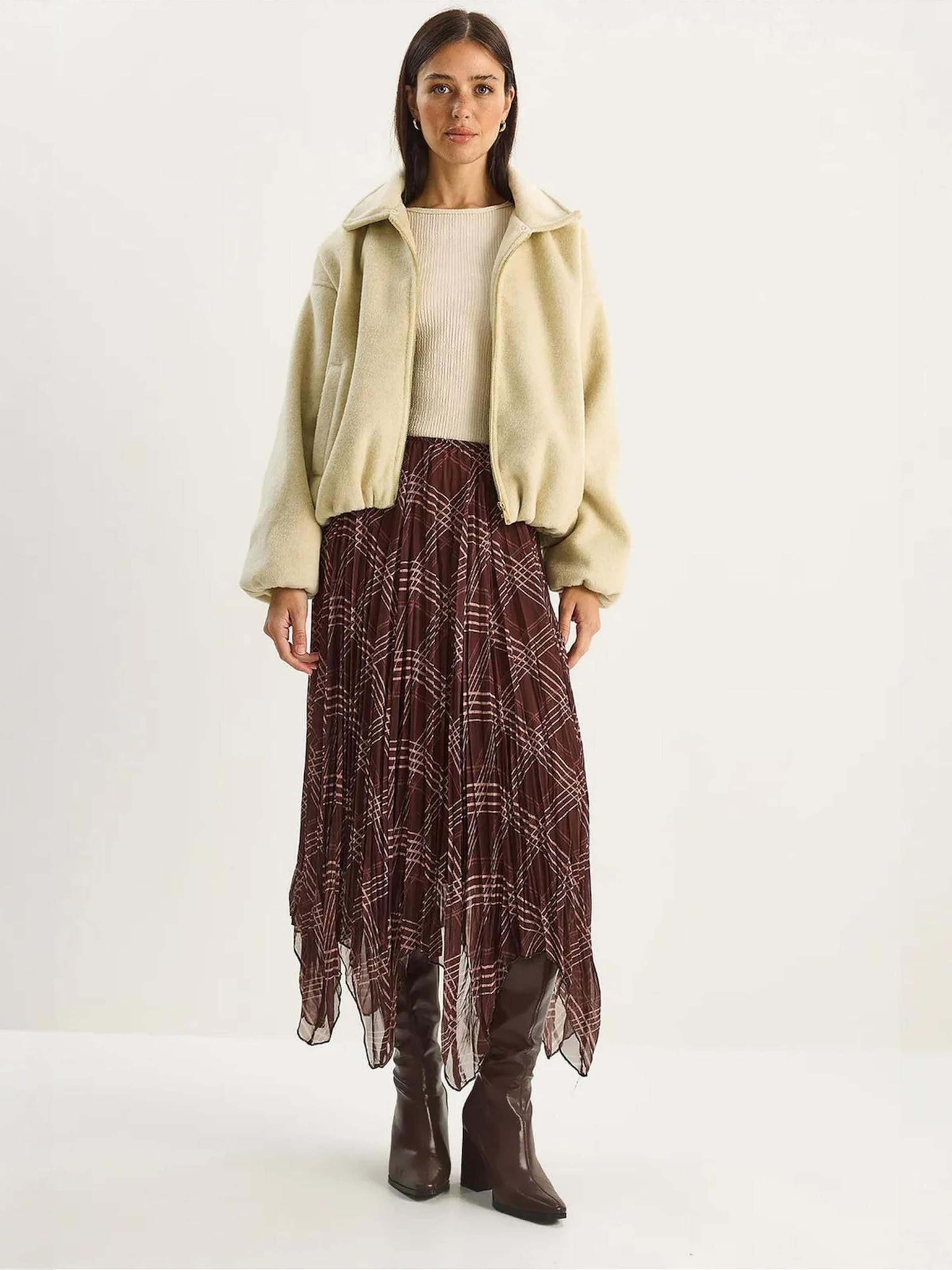 Bianco Lucci Юбка в цвете мокко, темно-коричневая
Bianco Lucci Юбка в цвете мокко, темно-коричневая