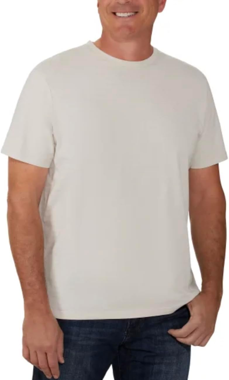 Мужская хлопковая футболка Calvin Klein с круглым вырезом и коротким рукавом, 101 Moonbeam
Мужская хлопковая футболка Calvin Klein с круглым вырезом и коротким рукавом, 101 Moonbeam