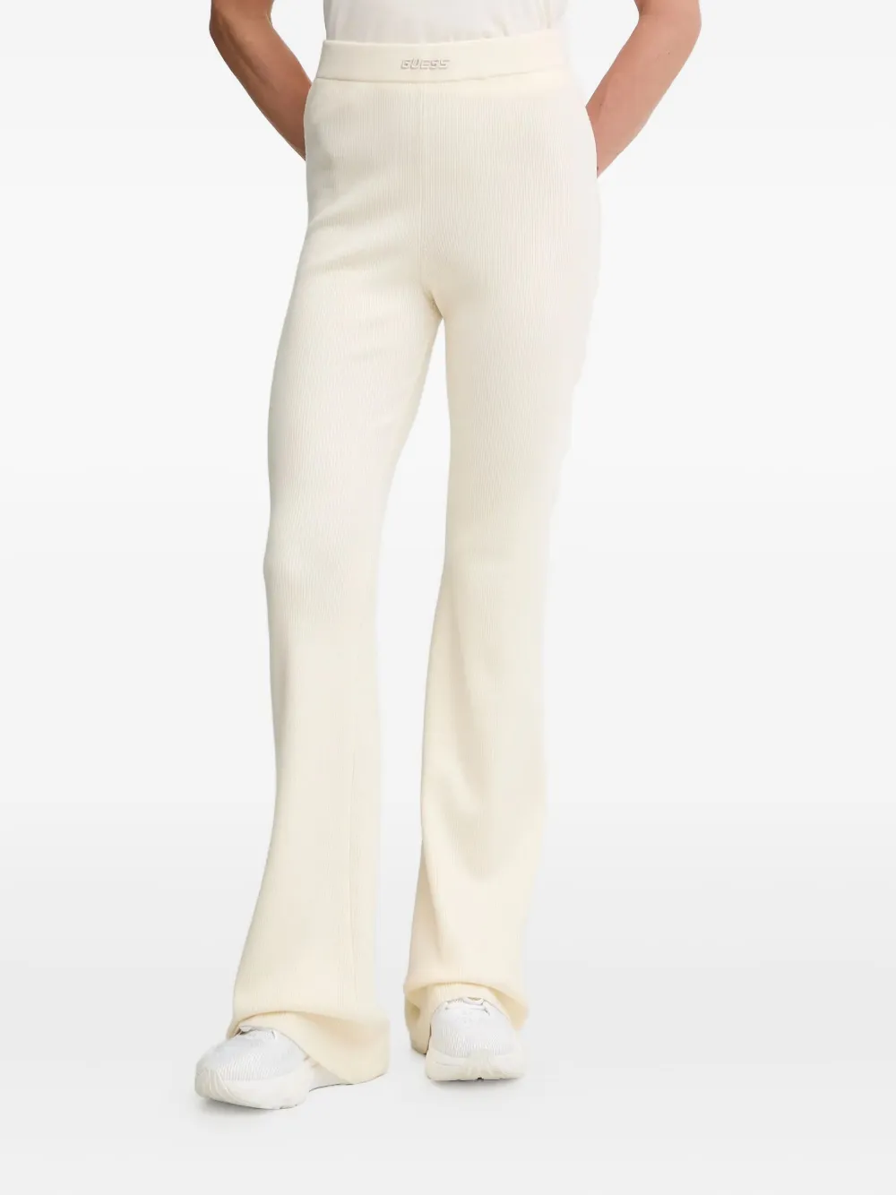 Брюки в рубчик с логотипом Guess Usa, нейтральный
Брюки в рубчик с логотипом Guess Usa, нейтральный