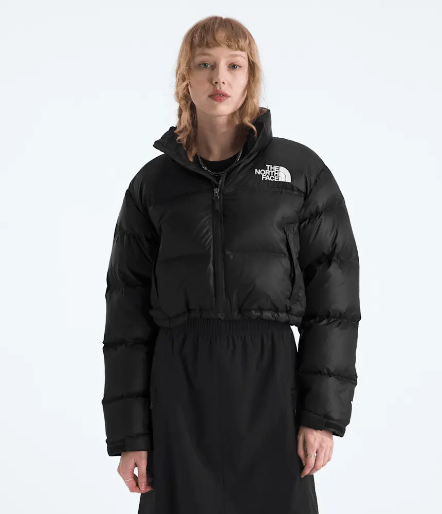 Женская короткая куртка Nuptse The North Face, TNF Black/TNF Black/Recycled down 
Женская короткая куртка Nuptse The North Face, TNF Black/TNF Black/Recycled down