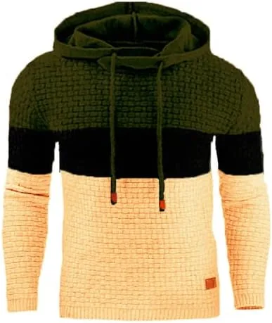 Мужской худи с длинными рукавами контрастного цвета Juaugusep
Мужской худи с длинными рукавами контрастного цвета Juaugusep