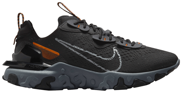 Кроссовки Nike React Vision 'Black Safety Orange', черный
Кроссовки Nike React Vision 'Black Safety Orange', черный