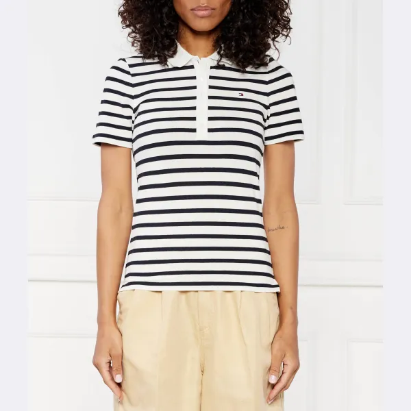 Polo 1985 узкого кроя с полосками досада Tommy Hilfiger, белый
Polo 1985 узкого кроя с полосками досада Tommy Hilfiger, белый