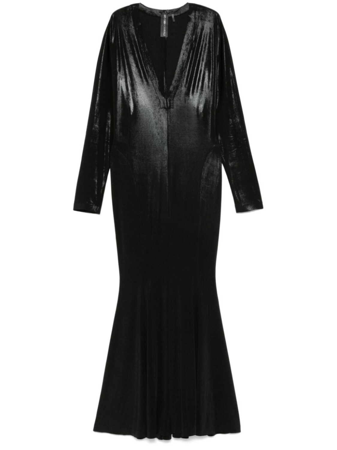 Norma Kamali платье с V-образным вырезом, черный
Norma Kamali платье с V-образным вырезом, черный