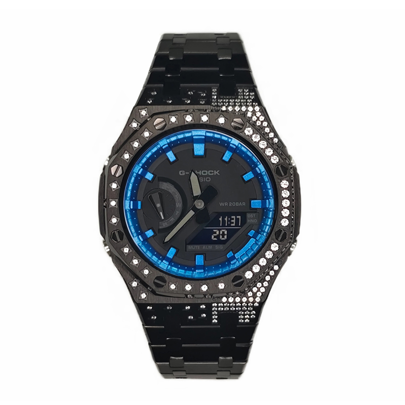 Часы Casio G-Shock Analog-Digital 2100 Series, арт. GA-2100-1A1, черный/стразы/черно-темно-синий
Часы Casio G-Shock Analog-Digital 2100 Series, арт. GA-2100-1A1, черный/стразы/черно-темно-синий